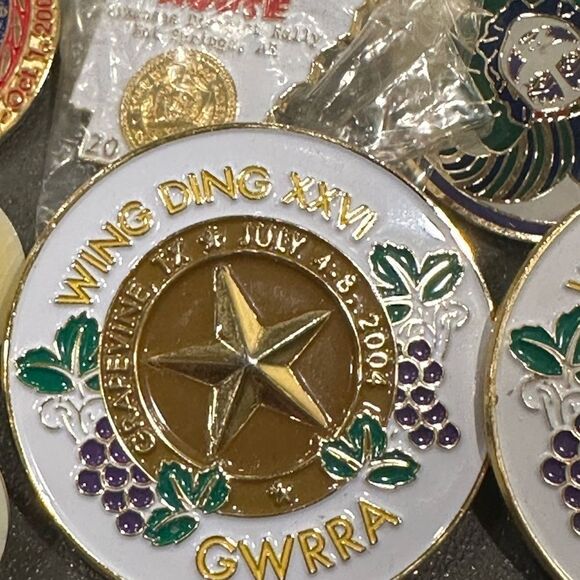 Honda Goldwing  Motorcycle Rally Wing Ding Assorted Collectible Pins over 40 - Picture 10 of 16